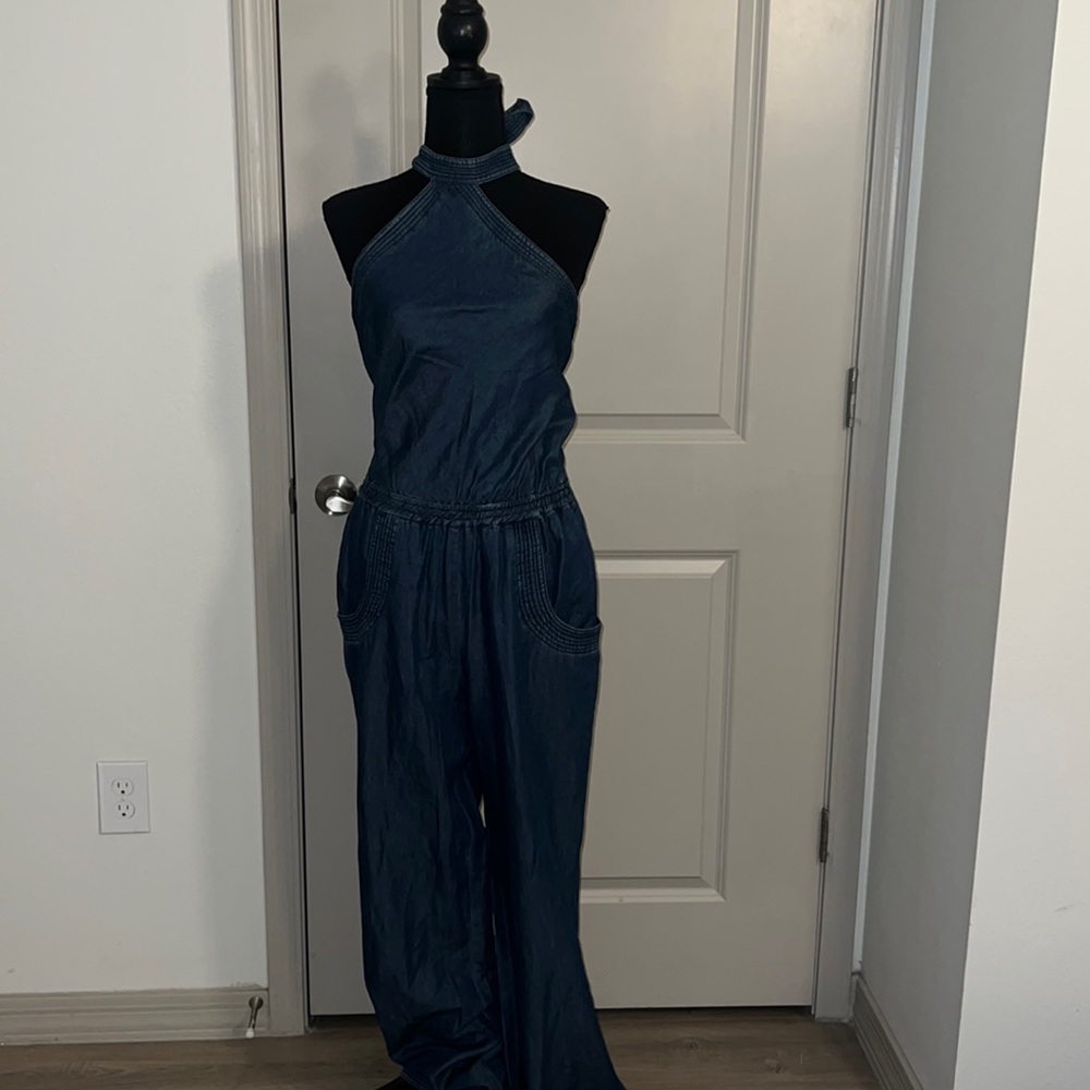 Style Mafia Denim Jumpsuit. New with tags